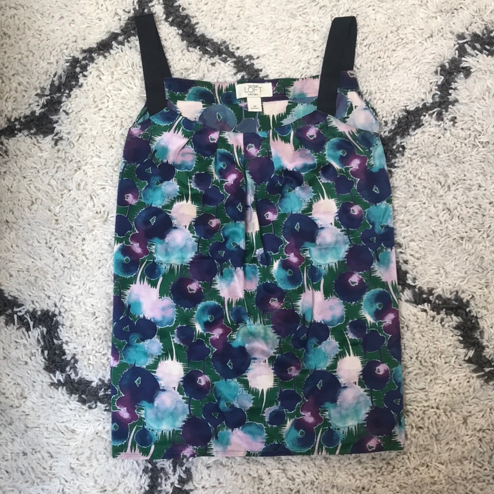 Ann Taylor Loft Small petite silky dress top